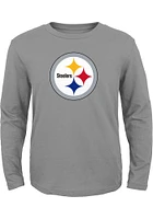 Pittsburgh Steelers Youth Primary Logo Long Sleeve T-Shirt