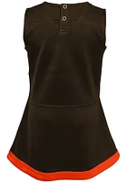 Cleveland Browns Toddler Girls Brown Cheer Captain Sets Dress