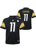Chase Claypool Pittsburgh Steelers Youth Black Nike Home Football Jersey