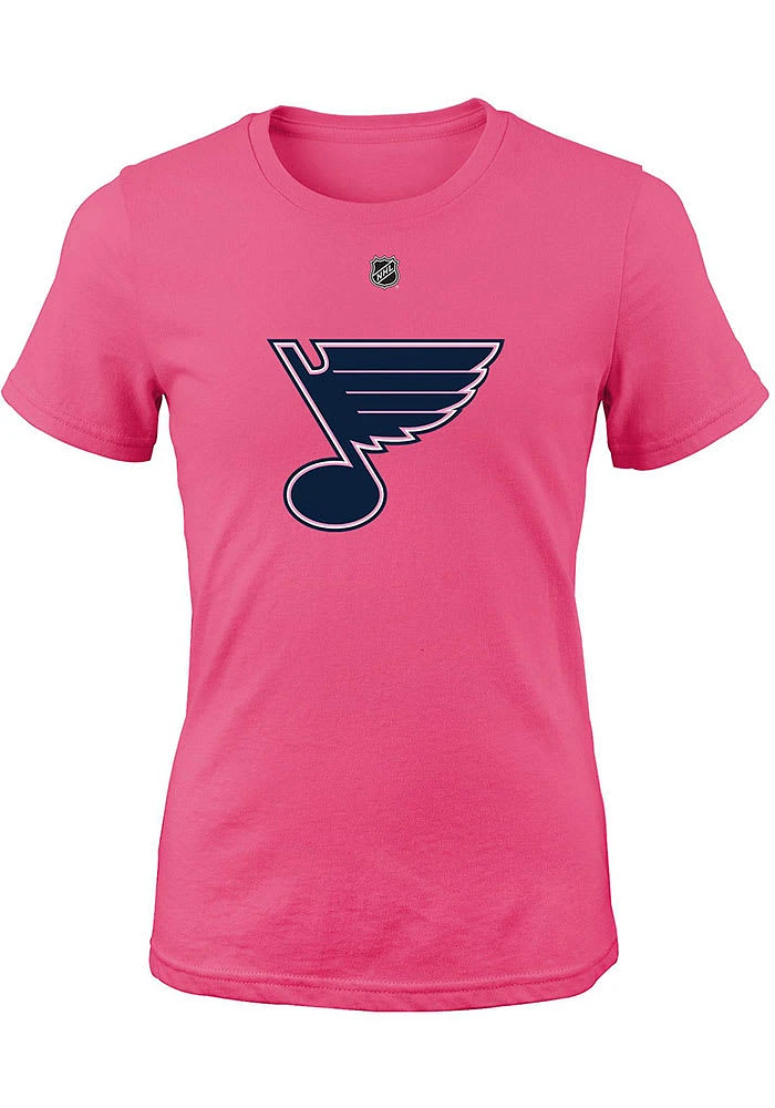 St Louis Blues Girls Primary Logo Short Sleeve Tee