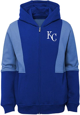 Kansas City Royals Baby All That Long Sleeve Full Zip Sweatshirt - Blue