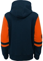 Chicago Bears Boys Navy Blue Stadium Long Sleeve Full Zip Hooded Sweatshirt