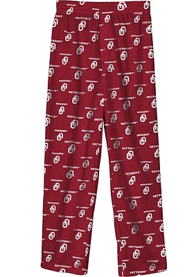 Oklahoma Sooners Youth Cardinal All Over Sleep Pants