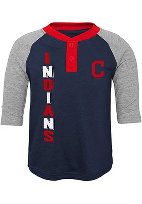 Cleveland Guardians Toddler Navy Blue Play to Win Long Sleeve T-Shirt
