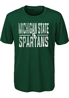 Michigan State Spartans Youth Green Ground Control Short Sleeve T-Shirt