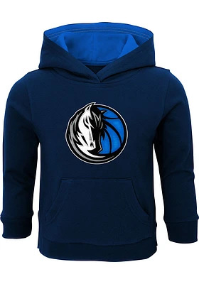 Dallas Mavericks Toddler Navy Blue Prime Long Sleeve Hooded Sweatshirt