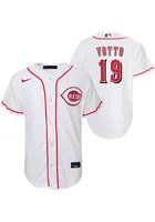 Joey Votto  Cincinnati Reds Boys White Home Baseball Jersey