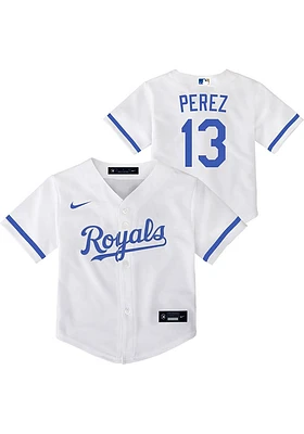 Salvador Perez  Kansas City Royals Baby White Home Jersey Baseball
