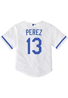 Salvador Perez  Kansas City Royals Baby White Home Jersey Baseball