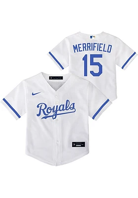 Whit Merrifield  Kansas City Royals Baby White 2020 Home Jersey Baseball