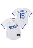 Whit Merrifield  Kansas City Royals Baby White 2020 Home Jersey Baseball