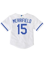 Whit Merrifield  Kansas City Royals Baby White 2020 Home Jersey Baseball