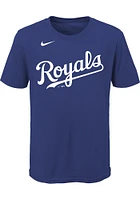 Alex Gordon Kansas City Royals Youth Blue Name Number Player Tee