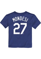 Adalberto Mondesi Kansas City Royals Toddler Blue Name Number Short Sleeve Player T Shirt