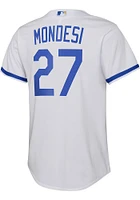 Adalberto Mondesi  Kansas City Royals Boys White 2020 Home Baseball Jersey