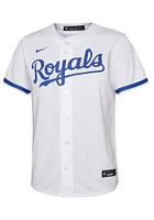 Adalberto Mondesi  Kansas City Royals Boys White 2020 Home Baseball Jersey