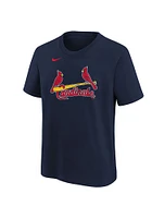 Yadier Molina St Louis Cardinals Youth Navy Blue Name Number Player Tee