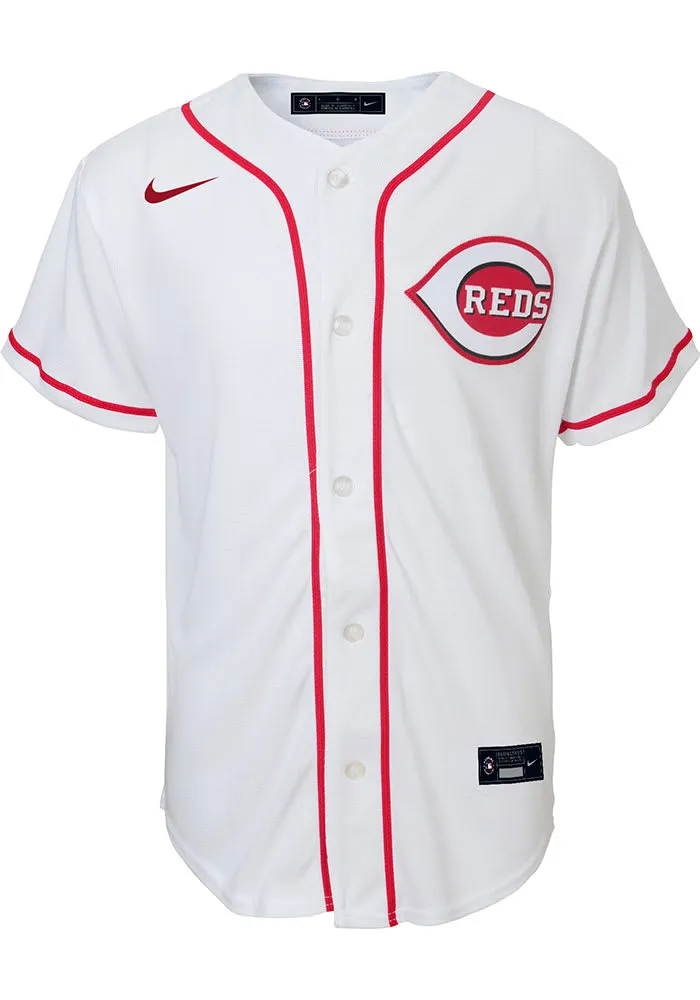 Nike Cincinnati Reds Youth White Home Jersey