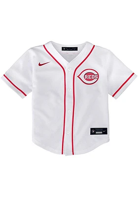 Nike Cincinnati Reds Toddler White Home Jersey