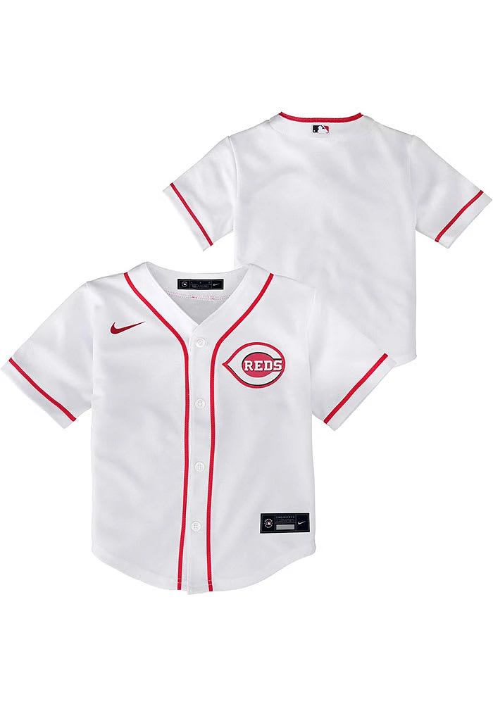 Nike Cincinnati Reds Toddler White Home Jersey