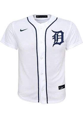 Nike Detroit Tigers Youth White Home Jersey