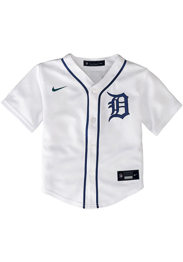 Nike Detroit Tigers Toddler White Home Jersey