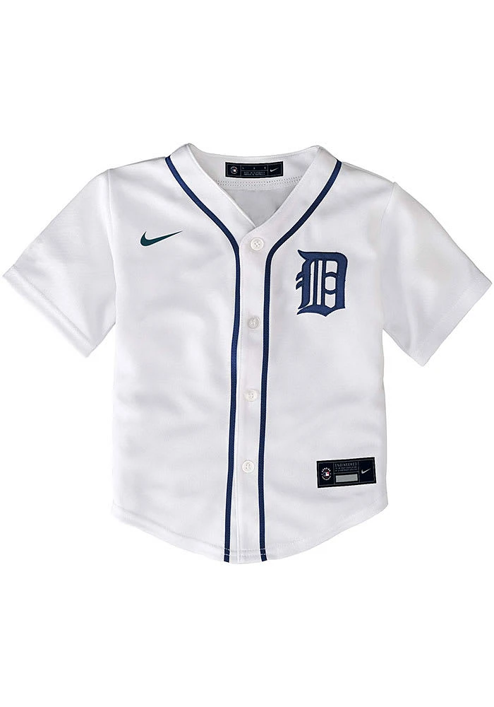 Nike Detroit Tigers Baby White Home Jersey Baseball