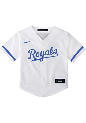 Nike Kansas City Royals Baby White Home Jersey Baseball