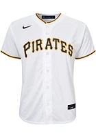 Nike Pittsburgh Pirates Youth White Home Replica Jersey