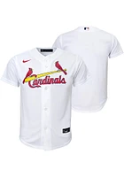 Nike STL Cardinals Boys White Home Baseball Jersey