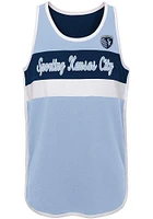 Sporting Kansas City Girls Light Blue Game is the Heart Short Sleeve Tank Top