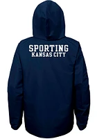 Sporting Kansas City Youth Navy Blue Team All Star Long Sleeve Full Zip Jacket