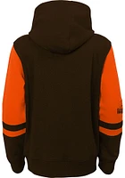 Cleveland Browns Baby Stadium Long Sleeve Full Zip Sweatshirt - Brown