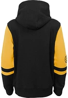 Pittsburgh Steelers Baby Stadium Long Sleeve Full Zip Sweatshirt - Black