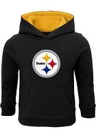 Pittsburgh Steelers Toddler Black Prime Long Sleeve Hooded Sweatshirt