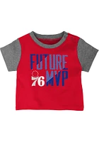 Philadelphia 76ers Infant Blue Numbers Set Top and Bottom