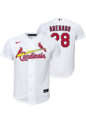 Nolan Arenado  Nike St Louis Cardinals Youth White Home Jersey
