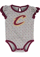 Cleveland Cavaliers Baby Maroon Scream and Shout Set One Piece