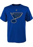 Ryan O'Reilly St Louis Blues Youth Blue Name and Number Player Tee