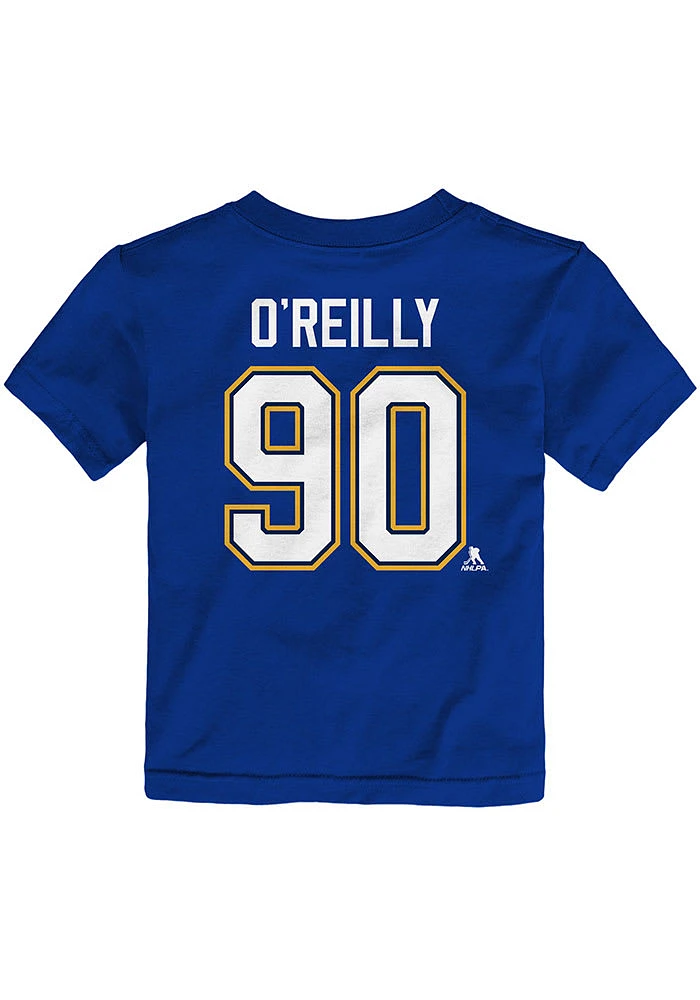 Ryan O'Reilly St Louis Blues Toddler Blue Name Number Short Sleeve Player T Shirt