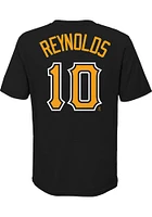Bryan Reynolds Pittsburgh Pirates Youth Black Name and Number Player Tee