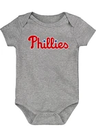 Philadelphia Phillies Baby Wordmark Short Sleeve One Piece