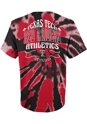 Texas Tech Red Raiders Youth Pennant Tie Dye Short Sleeve T-Shirt