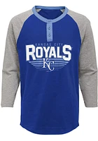 Kansas City Royals Youth Blue Still the Best Long Sleeve Fashion T-Shirt