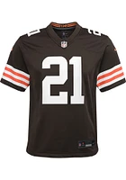 Denzel Ward Cleveland Browns Youth Brown Nike Gameday Football Jersey