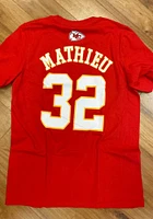 Tyrann Mathieu Kansas City Chiefs Youth Red Name and Number Player Tee