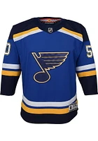 Jordan Binnington  St Louis Blues Youth Blue Premier Home Hockey Jersey