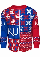 Kansas Jayhawks Boys Sweater Style PJ Set - Blue