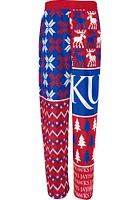 Kansas Jayhawks Boys Sweater Style PJ Set - Blue