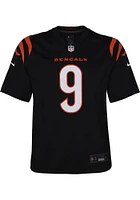 Joe Burrow Cincinnati Bengals Youth Black Nike Game Football Jersey